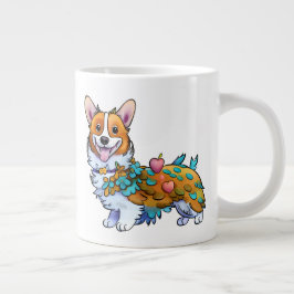 Taza De Café Gigante Corgi Naranja lindo para un ánimo positivo