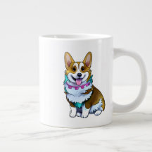 Corgi Naranja lindo para un ánimo positivo
