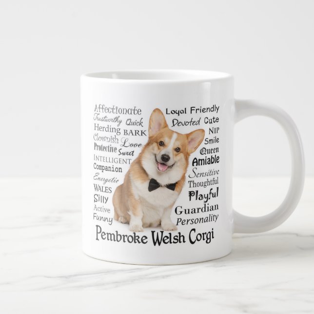 Taza De Café Gigante Corgi Travesías de yumbo (Derecha)