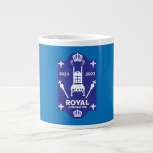 Taza De Café Gigante Coronación real de King Charles English 2023