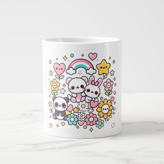 Taza De Café Gigante cortar la mugre (Frente)
