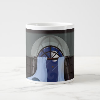 Taza De Café Gigante Cortinas flotando en la brisa