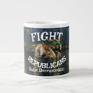 TAZA DE CAFÉ GIGANTE COSTO DE ATENCIÓN MÉDICA DHS CBP ICE TSA FAMILIA