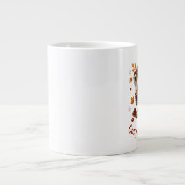 Taza De Café Gigante Cosy Autumn Magic Racoon