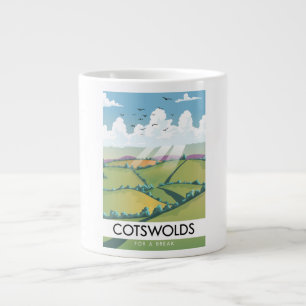 Taza De Café Gigante Cotswolds por un descanso.