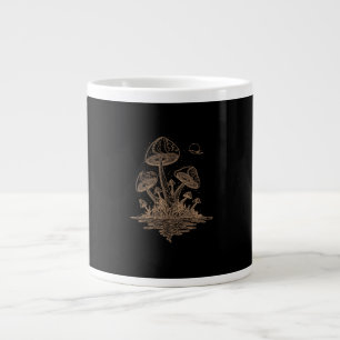 Taza De Café Gigante Cottagecore Hongos Hongos Goblincore Estética