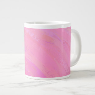 Taza De Café Gigante Cotton Candy Pink