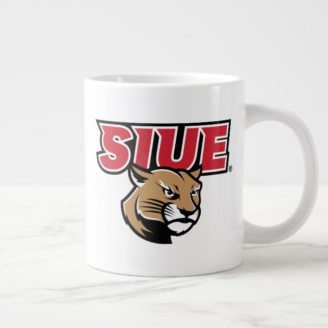 Taza De Café Gigante Cougars de SIUE (Derecha)
