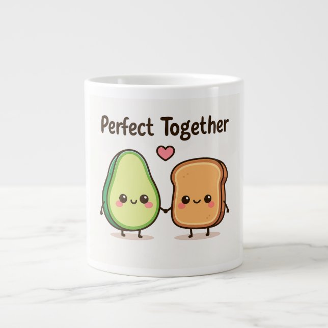 Taza De Café Gigante Couple mug (Frente)