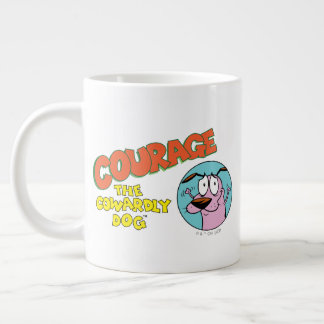 Taza De Café Gigante Courage the Cowardly Dog | Show Logo