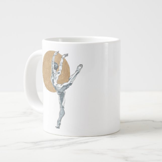 Taza De Café Gigante Court Watson - @Sehnsuchtinc - Bailarina Jumbo Mug (Izquierda)
