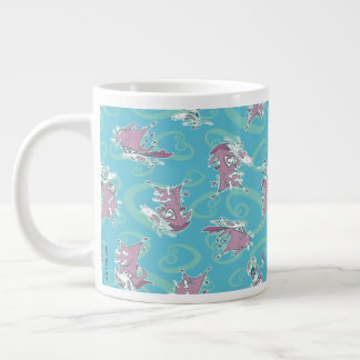 Taza De Café Gigante Cow and Chicken Super Cow Pattern