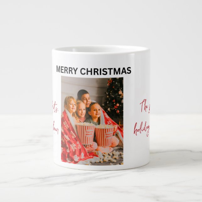 Taza De Café Gigante Cozy Christmas Love Mug (Frente)