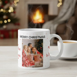Taza De Café Gigante Cozy Christmas Love Mug