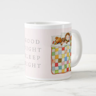 Taza De Café Gigante COZY QUILT Big Mug - Rosa