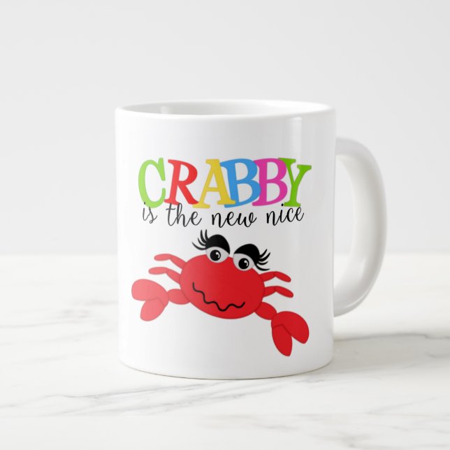 Taza De Café Gigante Crabby - Jumbo Mug (Derecha)