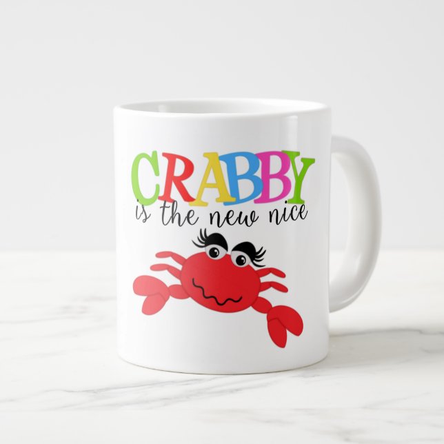 Taza De Café Gigante Crabby Jumbo Mug (Derecha)