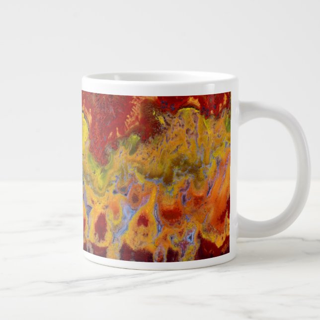 Taza De Café Gigante Crayola Jasper Rojo (Derecha)