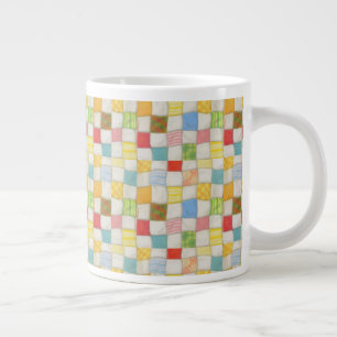 Taza De Café Gigante CRAZY QUILT Big Mug