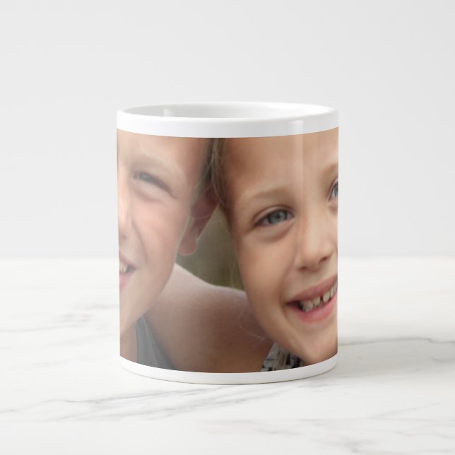 Taza De Café Gigante Crea tu propia foto (Frente)