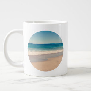Taza De Café Gigante Crea tu propia foto de 2 círculos