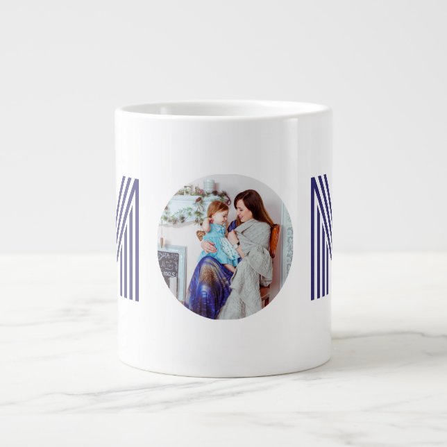 Taza De Café Gigante Crea tu propia mamá de fotos (Frente)