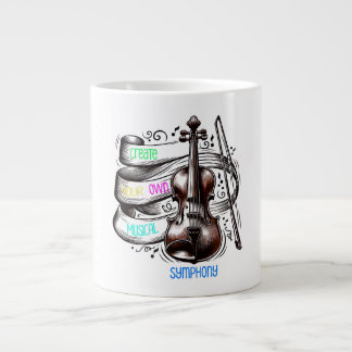 Taza De Café Gigante Crea tu propia sinfonía musical