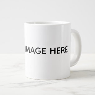 Taza De Café Gigante Crea tu propio blanco
