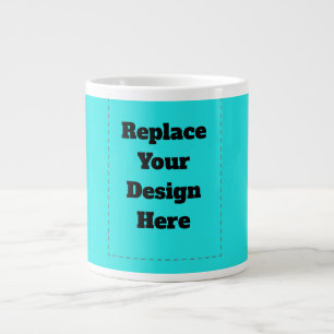 Taza De Café Gigante Crea tu propio cian