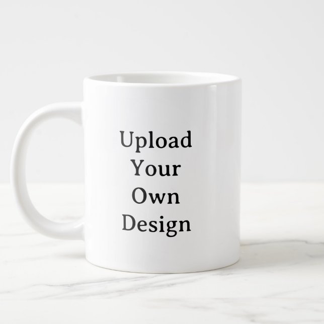 Taza De Café Gigante Crea Tu Propio Jumbo Personalizado Simple (Izquierda)