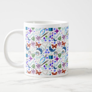 Taza De Café Gigante Creación de joyas y regalos de abalorios para arte