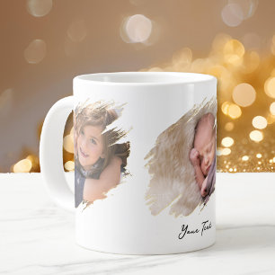 Taza De Café Gigante Crear foto Personalizado y texto Jumbo tamaño de t