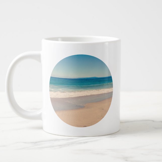 Taza De Café Gigante Crear su propia foto de 2 círculos (Izquierda)