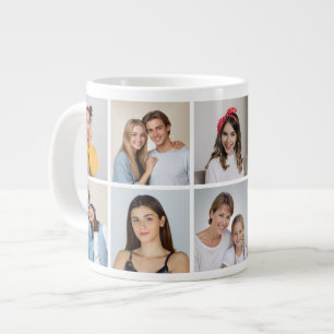 Taza De Café Gigante Crear su propio Collage de fotos de 10