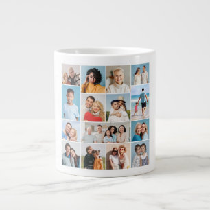 Taza De Café Gigante Crear su propio Collage de fotos de 15