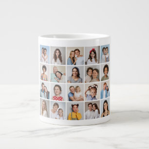 Taza De Café Gigante Crear su propio Collage de fotos de 20