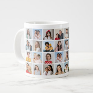 Taza De Café Gigante Crear su propio Collage de fotos de 32