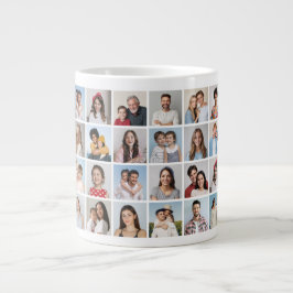 Taza De Café Gigante Crear su propio Collage de fotos de 32