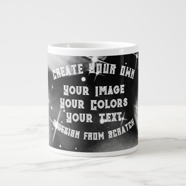 Taza De Café Gigante Crear su propio Personalizado (Frente)
