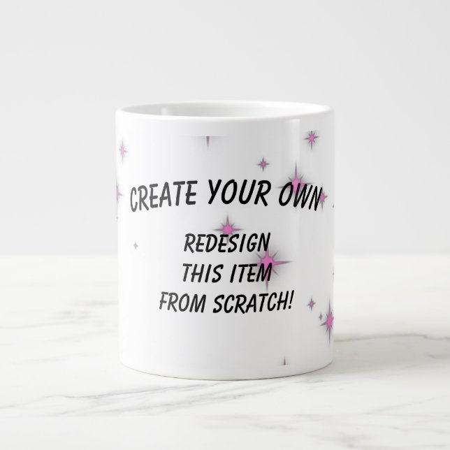 Taza De Café Gigante Crear su propio Personalizado (Frente)