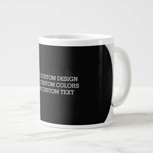 Taza De Café Gigante Crear su propio Personalizado (Derecha)