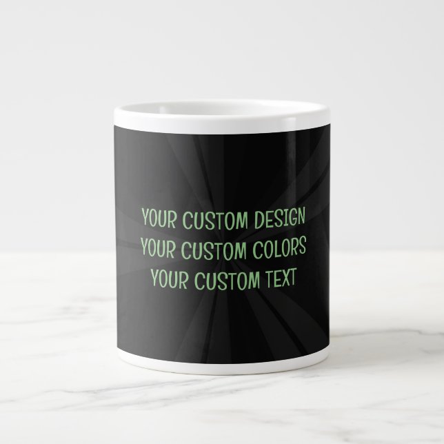 Taza De Café Gigante Crear su propio Personalizado personalizado (Frente)