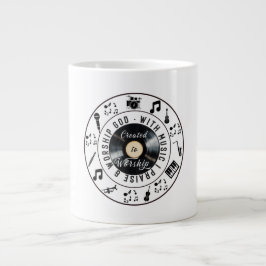 Taza De Café Gigante Created to Worship