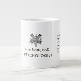 Taza De Café Gigante Creative Freud Caricature Rorschach Theme Quote fo