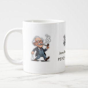 Taza De Café Gigante Creative Freud Caricature Rorschach Theme Quote fo
