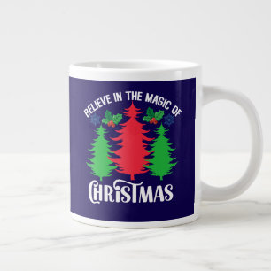 Taza De Café Gigante Cree en la Magia de la Navidad-82309