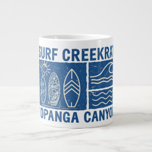 Taza De Café Gigante CreekRat® CreekRat Co. Topanga - Malibu - CA