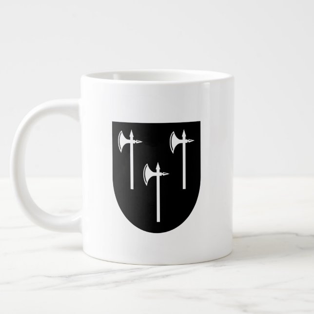 Taza De Café Gigante Crest de familia Hall (Izquierda)