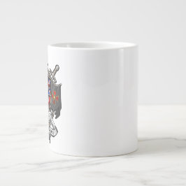 Taza De Café Gigante Crest Internacional de Templarios Jumbo 20oz 2