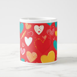Taza De Café Gigante Crimson Love |